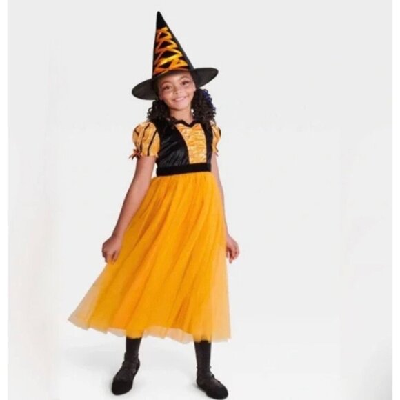 Target Kids' Fancy Witch Halloween Costume Dress Size S Hyde & EEK! Boutique™ - Picture 1 of 8